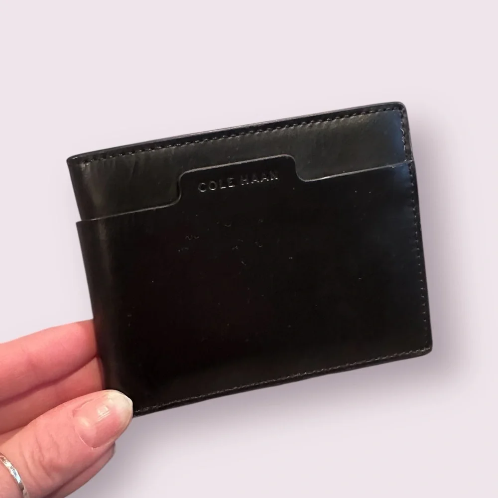 Cole Haan Black Leather Wallet
